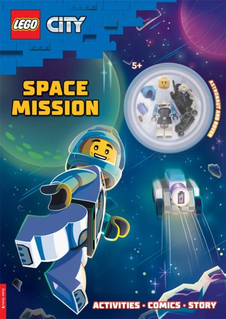 LEGO® CITY: Space Mission minifigure activity book (with astronaut minifigure and space rover)