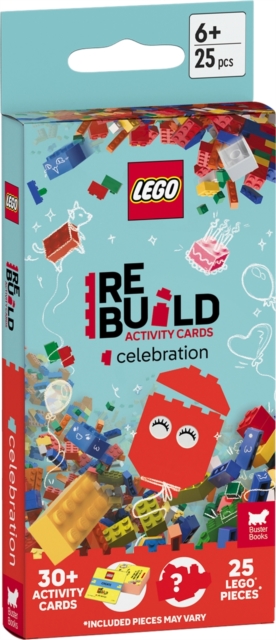 LEGO®  Books: ReBuild Activity Cards: Celebration (with over 30 activity cards and 25 LEGO elements)