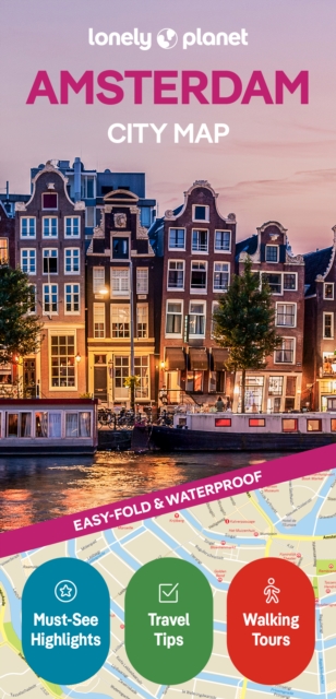 Lonely Planet Amsterdam City Map
