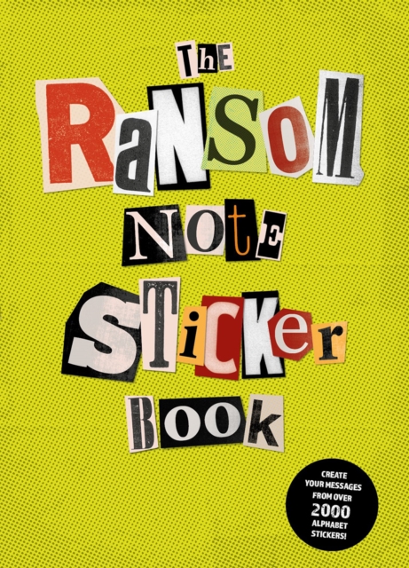 Ransom Note Sticker Book