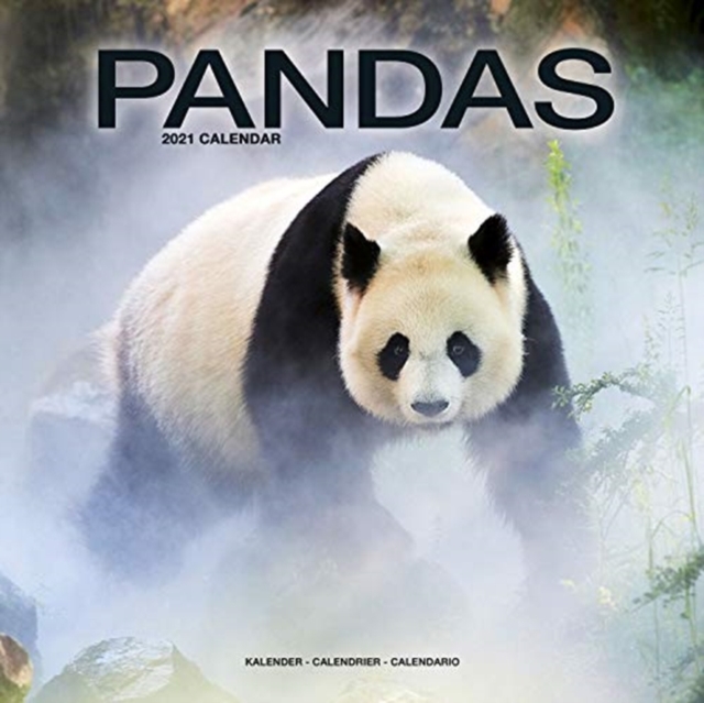 Pandas 2021 Wall Calendar