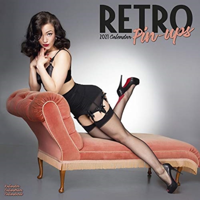 Retro Pin Ups 2021 Wall Calendar