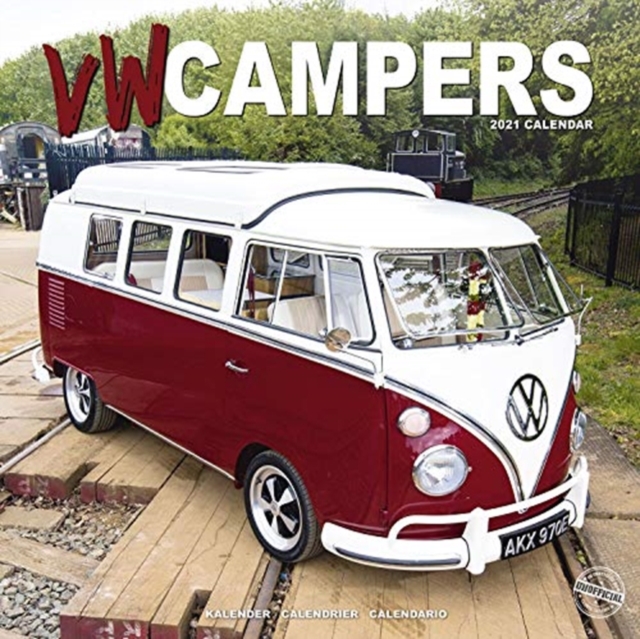 VW Campers 2021 Wall Calendar