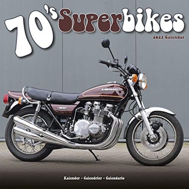 70'S Superbikes 2021 Wall Calendar