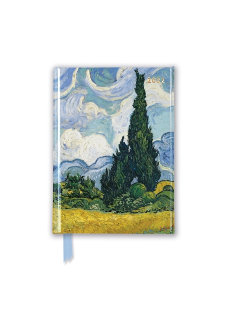 Vincent van Gogh - Wheatfield with Cypresses Pocket Diary 2022