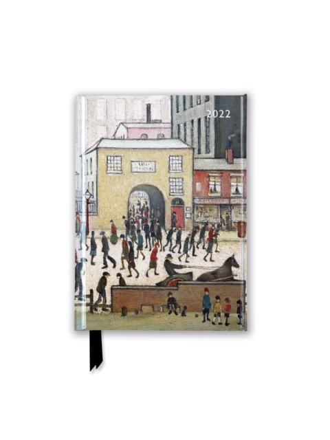 L.S. Lowry - Coming from the Mill Pocket Diary 2022