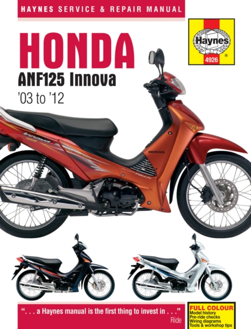 Honda ANF125 Innova Scooter (03 - 12)