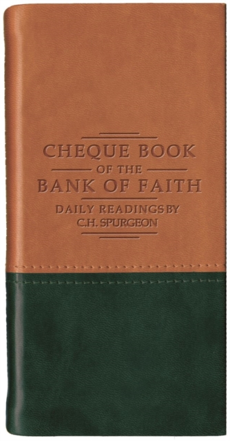 Chequebook of the Bank of Faith – Tan/Green