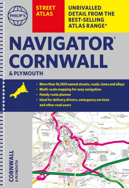 Philip's Street Atlas Navigator Cornwall & Plymouth
