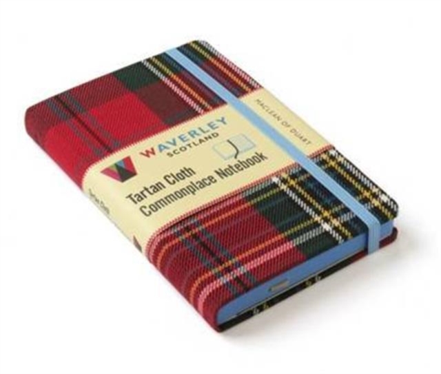 Waverley (M): Maclean of Duart Tartan Cloth Commonplace Pocket Notebook