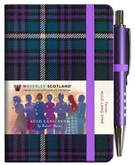 Auld Lang Syne Tartan Notebook (mini with pen)