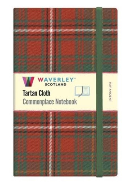 Waverley Tartan Commonplace Hay Ancient Large (21 X 13CM) Notebook