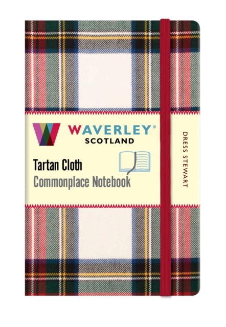 Waverley Dress Stewart Tartan cloth pocket notebook