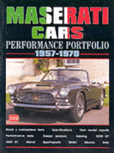 Maserati Cars Performance Portfolio 1957-70