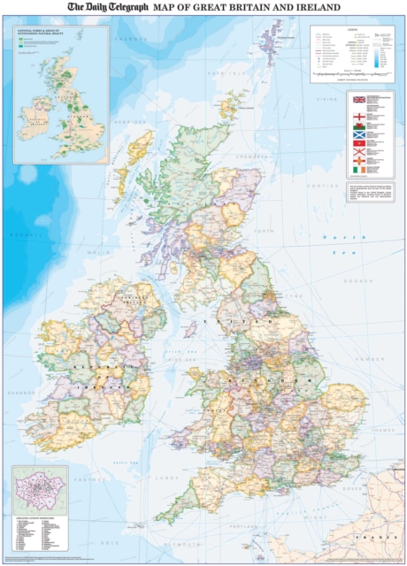 Daily Telegraph Map of GB & Ireland