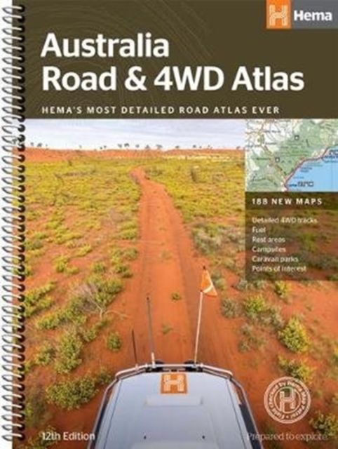 Australia Road and 4WD atlas spiral