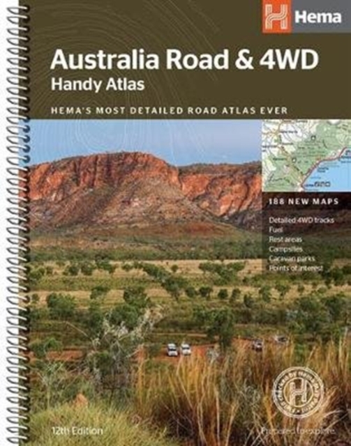Australia Road and 4WD handy atlas B5 spiral
