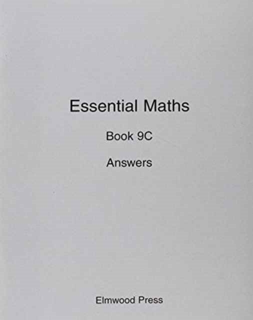 Essential Maths Book 9C Answers