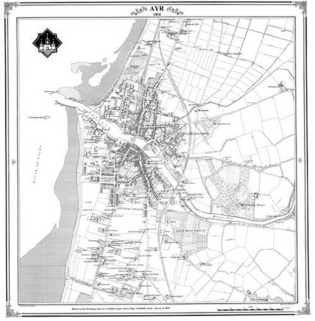 Ayr 1854 Map