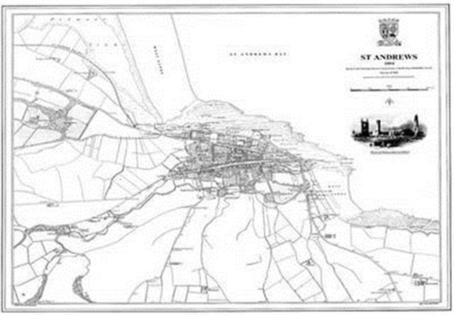 St Andrews 1854 Map