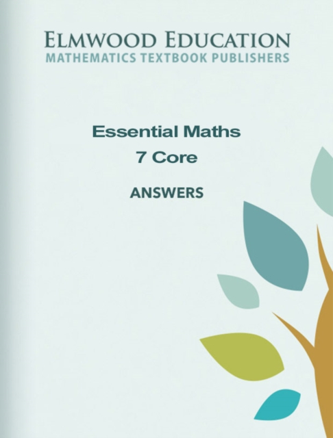 Essential Maths 7 Core Answers