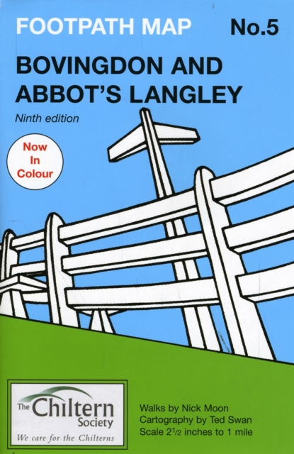 Chiltern Society Footpath Map No. 5 - Bovingdon and Abbots Langley