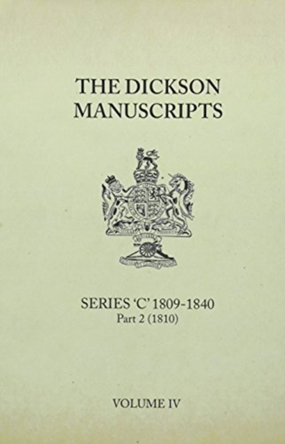 DICKSON MANUSCRIPTS SERIES 'C' 1809-1840 PART 2 (1810)