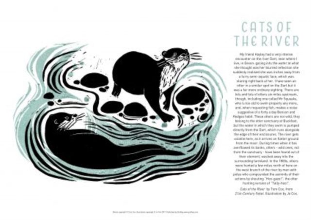 Tom Cox's 21st Century Yokel Poster - Cats of The River