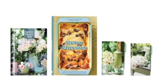 Dairy Diary Set 2025 with Retro Classics