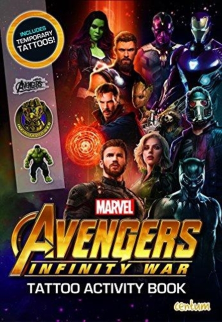 Avengers Infinity War - Tattoo Activity Book
