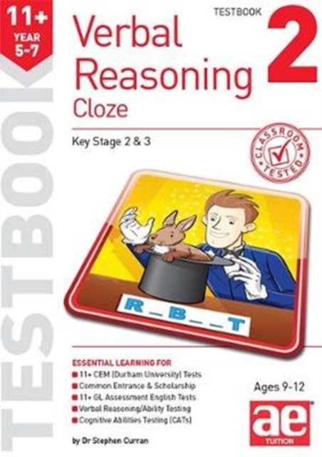 11+ Verbal Reasoning Year 5-7 Cloze Testbook 2