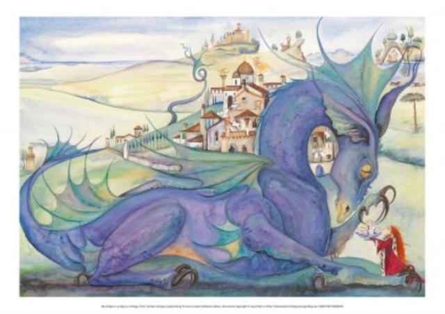 Jackie Morris Poster: My Dragon is as Big as a Village