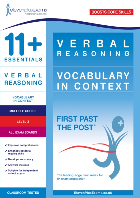 11+ Essentials Verbal Reasoning: Vocabulary in Context Level 3