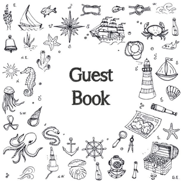 Guest Book, Visitors Book, Guests Comments, Vacation Home Guest Book, Beach House Guest Book, Comments Book, Visitor Book, Nautical Guest Book, Holiday Home, Bed & Breakfast, Retreat Centres, Family Holiday, Guest Book (Hardback)