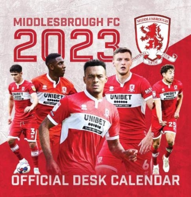 Official Middlesbrough FC Desk Calendar 2023