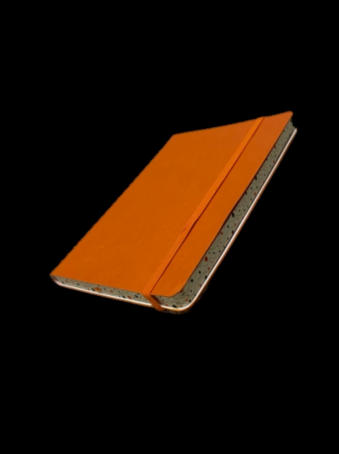 Ashridge A5 Elastic Pu Notebook Orange 2243