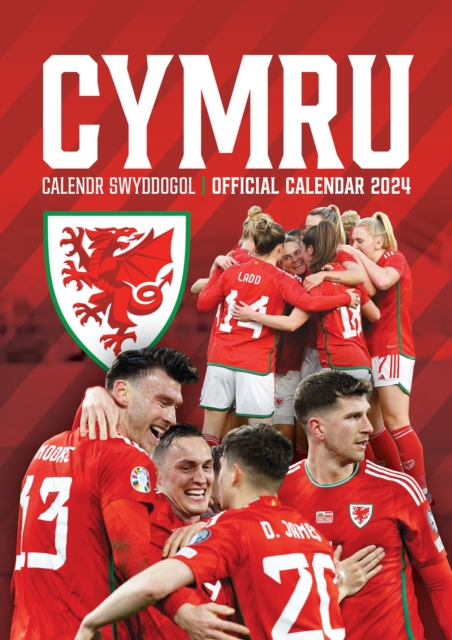 Official Wales Football Association A3 Calendar
