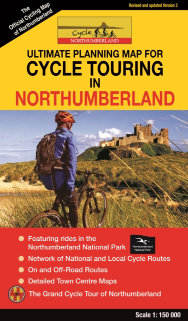 Cycle Touring Map of Northumberland - REV.3