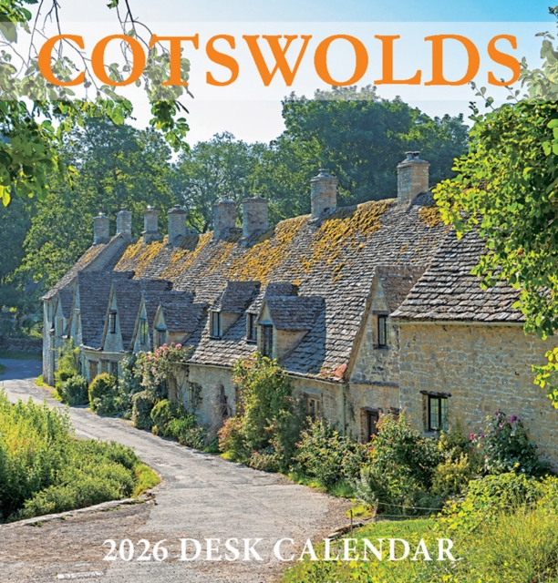 Cotswolds Mini Desktop Calendar - 2026