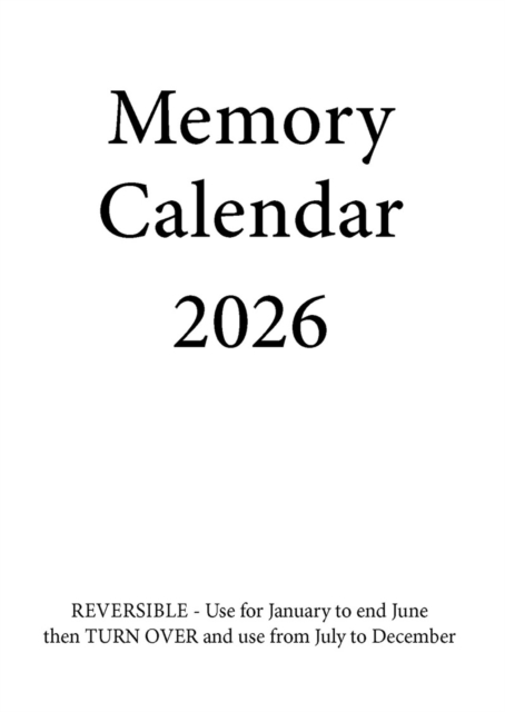 Memory Calendar - 2026
