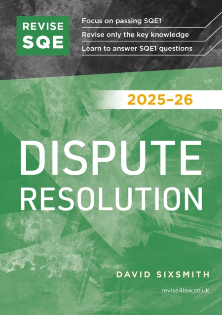 Revise SQE Dispute Resolution 2025/26