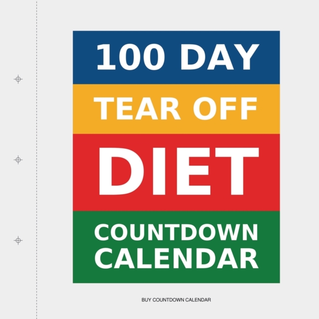 100 Day Tear-Off Diet Countdown Calendar