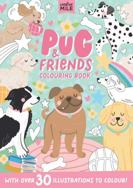 Pug and Friends Coloring Book