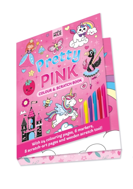 Pretty in Pink Colour and Scratch Book