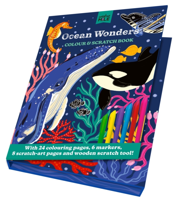 Ocean Wonders Colour and Scratch Book