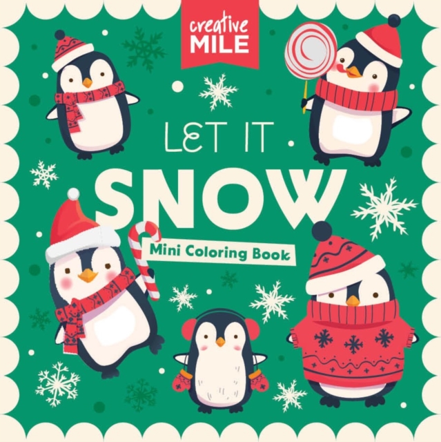 2 Pack Mini Coloring Book Let It Snow