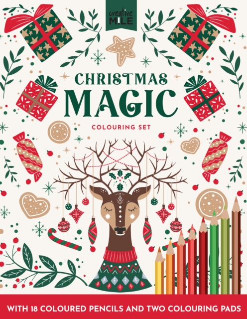 Christmas Magic Adult Colouring Set
