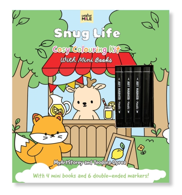 Snug Life: Cosy Colouring Kit with Mini Books