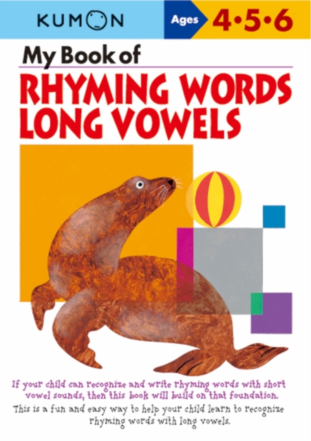 My Book Of Rhyming Words: Long Vowels
