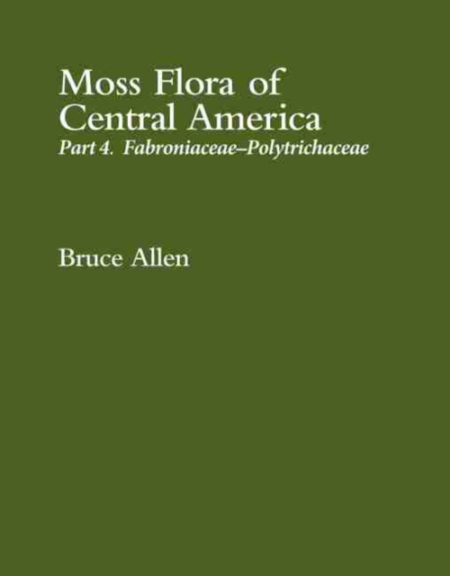 Moss Flora of Central America